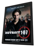 Detroit 1-8-7 11 x 17 TV Poster - Style A - in Deluxe Aluminum Frame