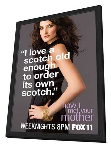 How I Met Your Mother 11 x 17 TV Poster - Style C - in Deluxe Aluminum Frame