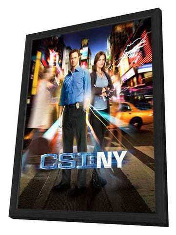 CSI: NY 11 x 17 TV Poster - Style E - in Deluxe Aluminum Frame