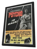 Psycho 11 x 17 Movie Poster - Style J - in Deluxe Aluminum Frame