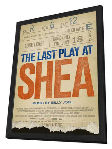 The Last Play at Shea 11 x 17 Movie Poster - Style A - in Deluxe Aluminum Frame