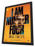 I Am Number Four 11 x 17 Movie Poster - Style A - in Deluxe Aluminum Frame