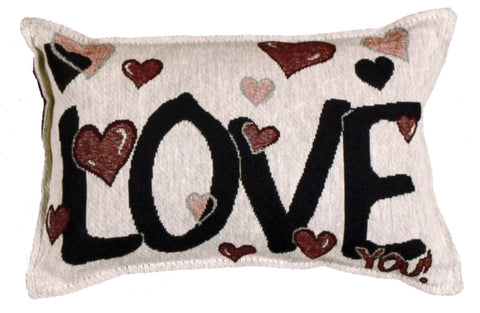Simply Love You Tapestry Pillow