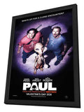 Paul 11 x 17 Movie Poster - UK Style A - in Deluxe Aluminum Frame