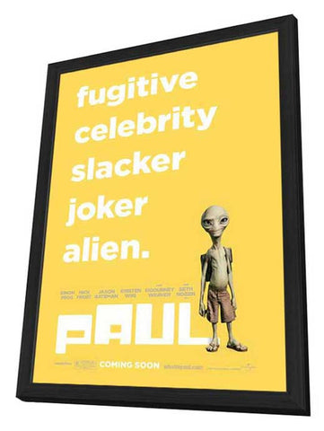 Paul 11 x 17 Movie Poster - Style A - in Deluxe Aluminum Frame