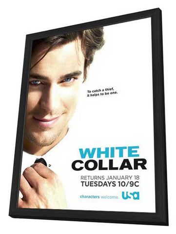 White Collar (TV) 11 x 17 TV Poster - Style C - in Deluxe Aluminum Frame