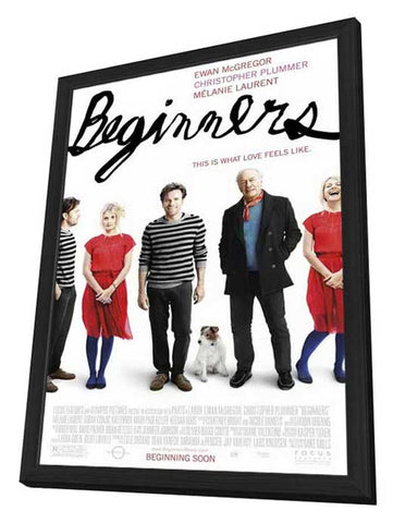 Beginners 11 x 17 Movie Poster - Style A - in Deluxe Aluminum Frame