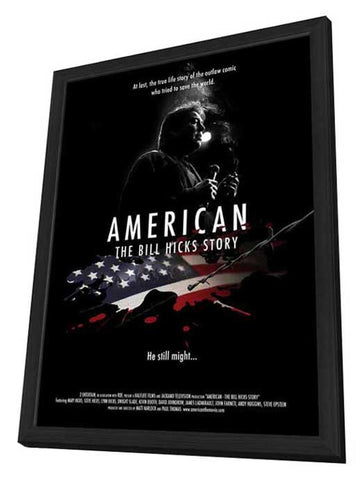 American: The Bill Hicks Story 11 x 17 Movie Poster - Style A - in Deluxe Aluminum Frame