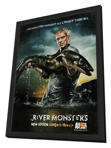 River Monsters 11 x 17 Movie Poster - Style A - in Deluxe Aluminum Frame