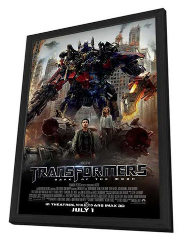 Transformers: Dark of the Moon 11 x 17 Movie Poster - Style C - in Deluxe Aluminum Frame