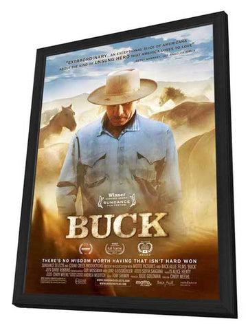 Buck 11 x 17 Movie Poster - Style A - in Deluxe Aluminum Frame