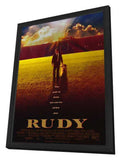 Rudy 27 x 40 Movie Poster - Style A - in Deluxe Wood Frame