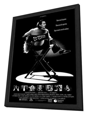 Ed Wood 27 x 40 Movie Poster - Style A - in Deluxe Wood Frame