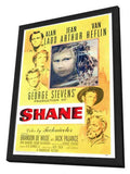 Shane 27 x 40 Movie Poster - Style E - in Deluxe Wood Frame