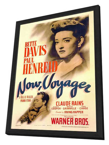 Now, Voyager 27 x 40 Movie Poster - Style A - in Deluxe Wood Frame