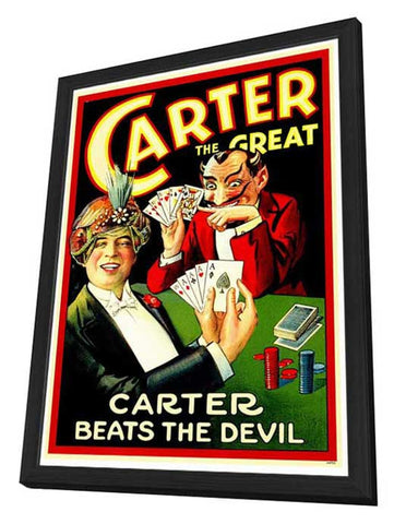 Carter Beats the Devil 27 x 40 Movie Poster - Style A - in Deluxe Wood Frame