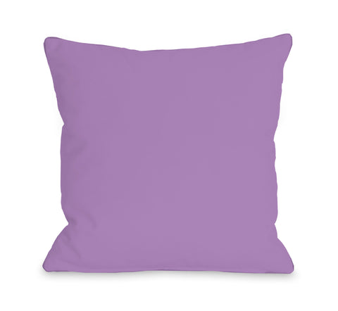 Solid - Princess Lavender Lumbar Pillow by OBC 14 X 20