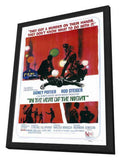 In the Heat of the Night 27 x 40 Movie Poster - Style A - in Deluxe Wood Frame