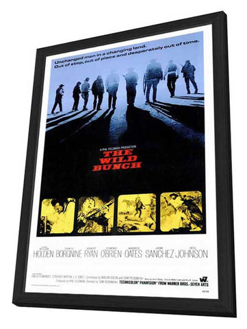 The Wild Bunch 27 x 40 Movie Poster - Style A - in Deluxe Aluminum Frame