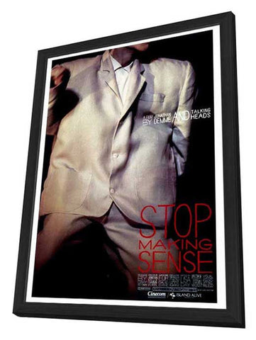 Stop Making Sense 24 x 36 Movie Poster - Style A - In Deluxe Aluminum Frame