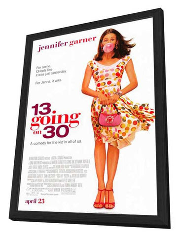 13 Going On 30 27 x 40 Movie Poster - Style A - in Deluxe Wood Frame