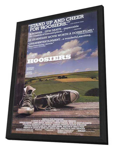 Hoosiers 27 x 40 Movie Poster - Style A - in Deluxe Wood Frame