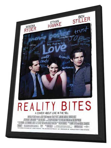Reality Bites 27 x 40 Movie Poster - Style A - in Deluxe Wood Frame