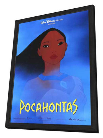 Pocahontas 27 x 40 Movie Poster - Style A - in Deluxe Wood Frame