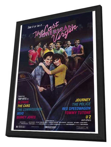 The Last American Virgin 27 x 40 Movie Poster - Style A - in Deluxe Wood Frame