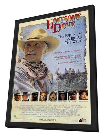 Lonesome Dove 27 x 40 Movie Poster - Style A - in Deluxe Wood Frame
