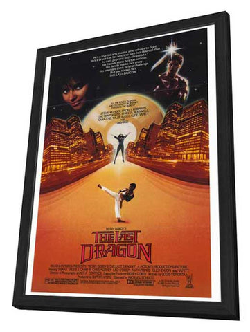 The Last Dragon 27 x 40 Movie Poster - Style A - in Deluxe Wood Frame