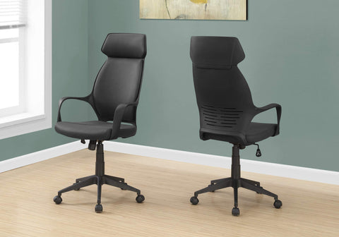 ArtFuzz 46 inch Microfiber, MDF, Metal, and Polyprene High Back Office Chair