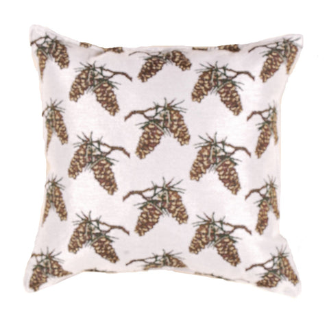 Simply Small Pinecone Repeat Outdoor Pillow