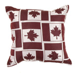 Simply All Over Canadien Flag Outdoor Pillow