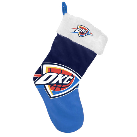 Forever Collectibles NBA Oklahoma City Thunder Holiday StockingBasic 2018, Team Colors, One Size