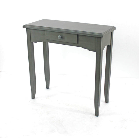 ArtFuzz 30 inch X 12 inch X 30 inch Gray 1 DrawerMinimalist Console Table