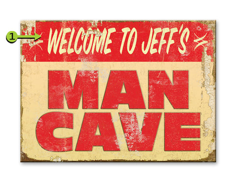 Man Cave Metal 23x31