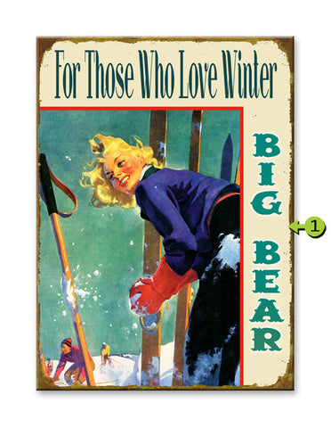 For Those Who Love Winter Metal 23x31