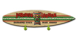 Paradise Lounge Surfboard Wood 8x32