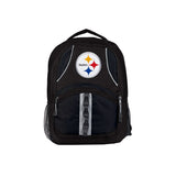 Officially Licensed NFL Pittsburgh Steelers "Captain" Backpack, Black, 18.5"
