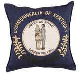 Simply Flag of Kentucky Tapestry Pillow