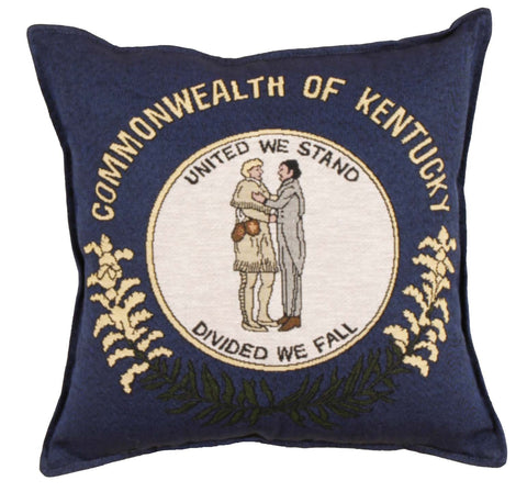 Simply Flag of Kentucky Tapestry Pillow