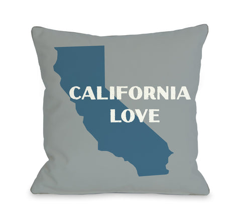 One Bella Casa California Love Throw Pillow by OBC 18 X 18