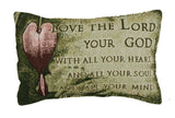 Simply Love The Lord Tapestry Pillow