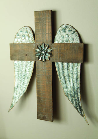 MWW Wood Cross Withrow Wings Piece