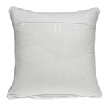 ArtFuzz 20 inch X 7 inch X 20 inch Transitional Beige and White Accent Pillow Cover with Poly Insert