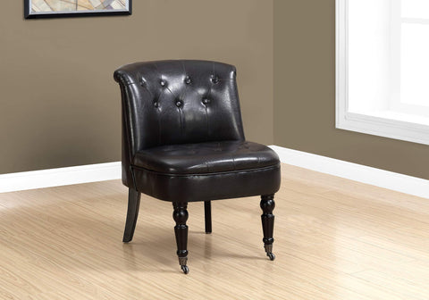 ArtFuzz 30.75 inch Taupe and Black Linen, Cotton, Foam, and Solid Wood Accent Chair
