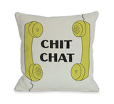 One Bella Casa Chit Chat Throw Pillow by OBC 16 X 16