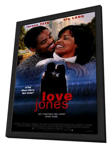 Love Jones 27 x 40 Movie Poster - Style A - in Deluxe Wood Frame
