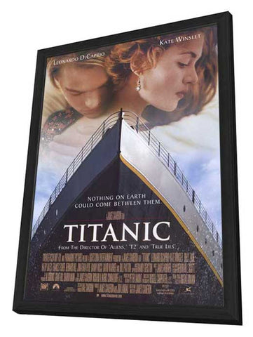 Titanic 27 x 40 Movie Poster - Style A - in Deluxe Wood Frame